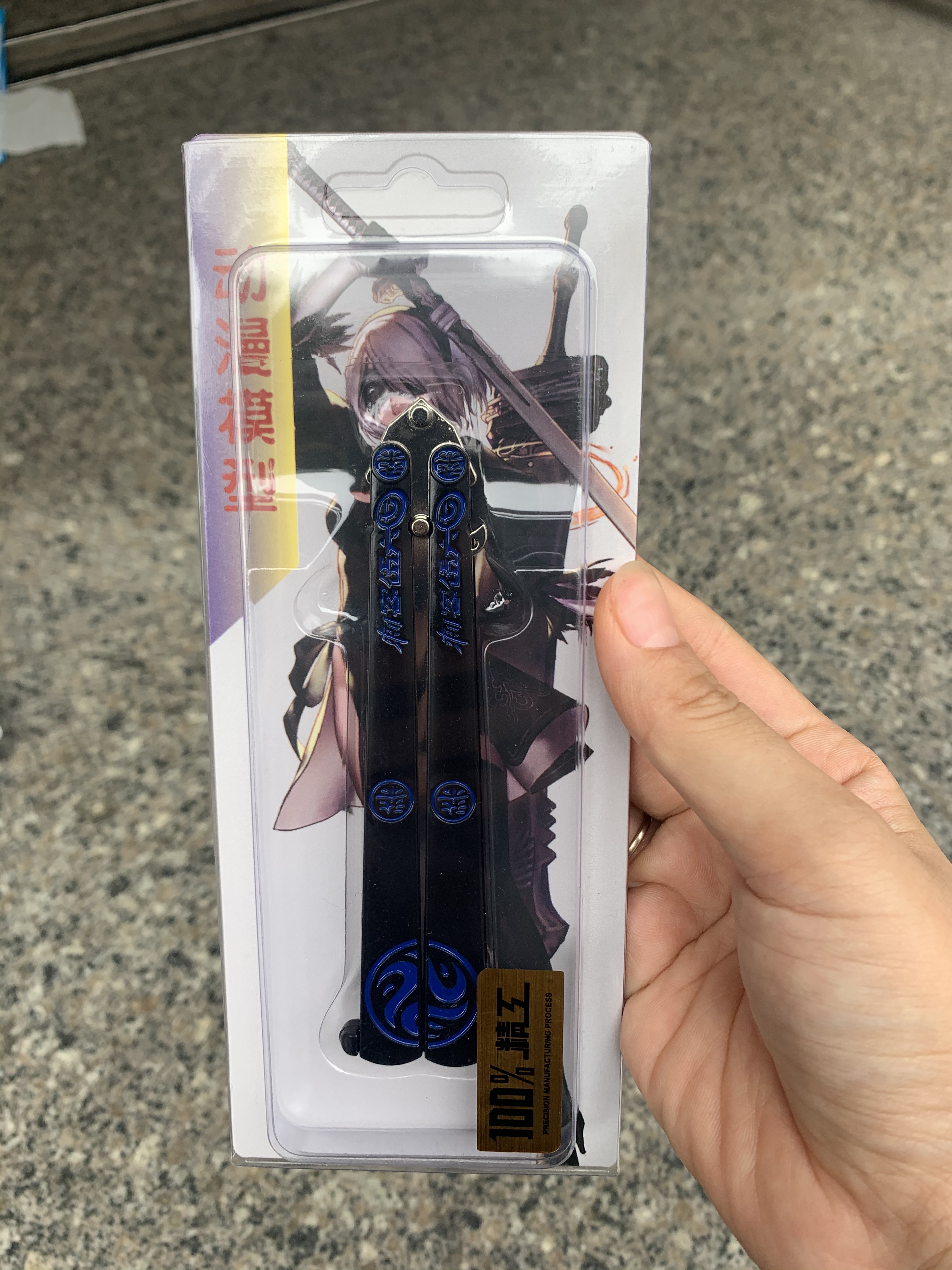 Wholesale of uncut metal weapon models for assassin toys, student training tools, butterfly knife flaps undefined