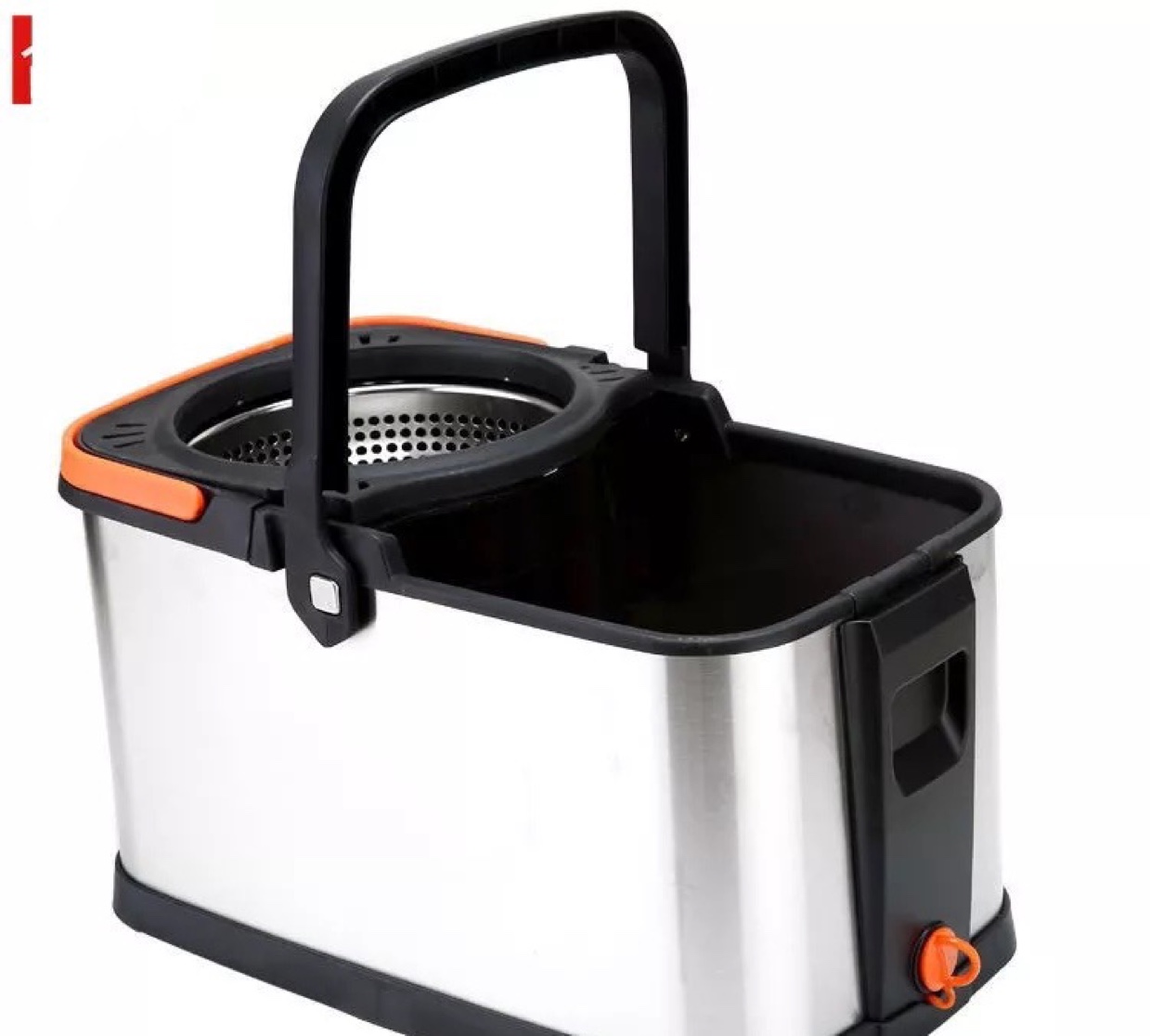Good god drag all steel lazy man spin mop full figure