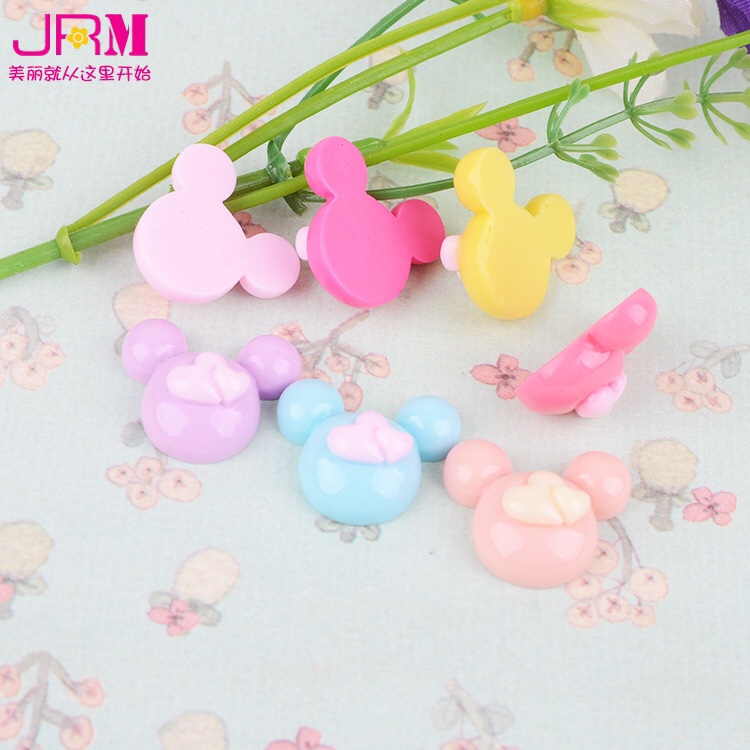 Resin accessories for children
Hair clip resin patch cartoon Mickey resin accessories double box mobile phone case