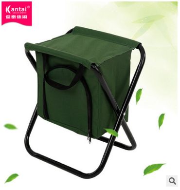 Camouflage cross stool with bag