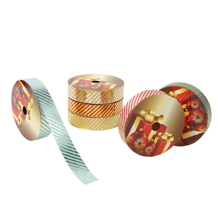 2.5CM*25M 6个/OPP 贴合印花斜纹塑料彩带详情图2