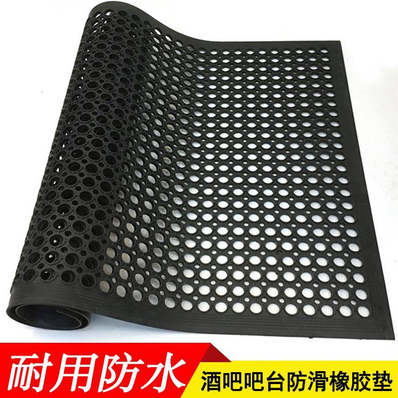 (Hole Mat 40×60) Indaro Hollow Non-Slip Mat Hotel Restaurant Special Kitchen Foot Mat Absorbent Oil Splicing Rubber Mat Moisture-Proof Size Optional details Picture