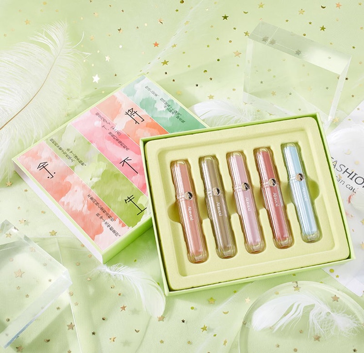 Elveya soft velvet lip glaze set for long-lasting moisturizing and moisturizing to improve the complexion is not easy to remove makeup price thumbnail