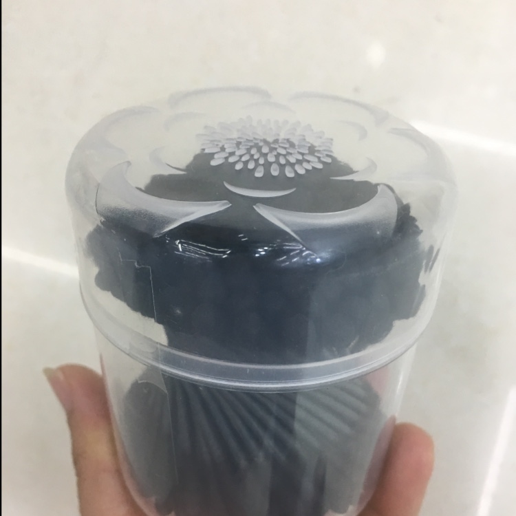 160 green cotton swabs with twisted flower cover and black paper stick details Picture