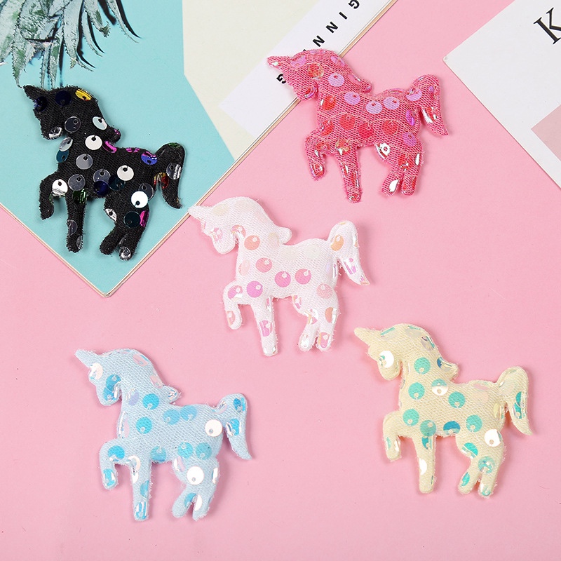 Children Diy hair accessories hair hoop accessories new lovely bright long leg horse children hair card accessories wholesale materials thumbnail