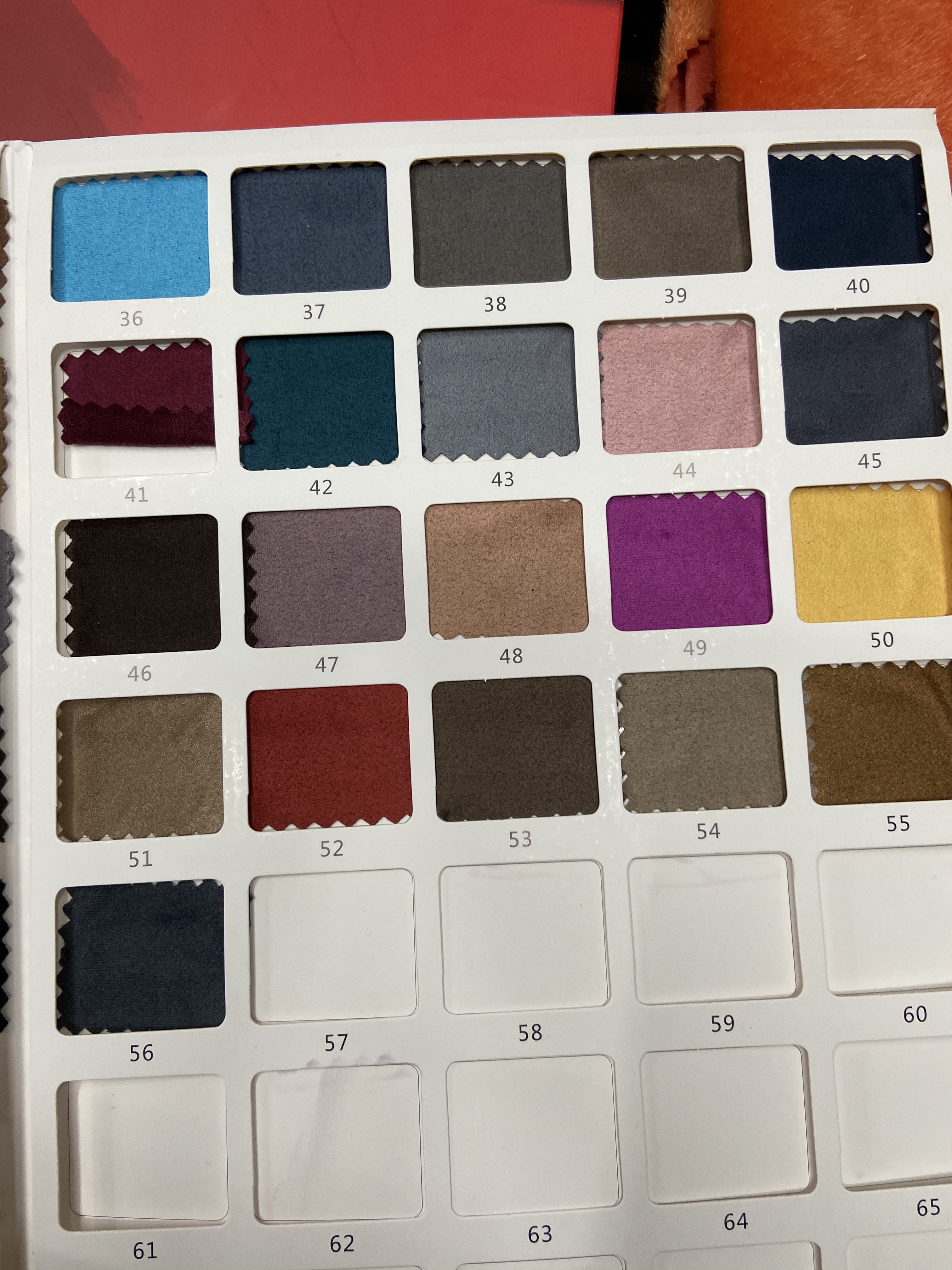 Ginger Doli Velvet Fabric Clothing Fabric Decorative Arts And Crafts Multi-Color Options details Picture