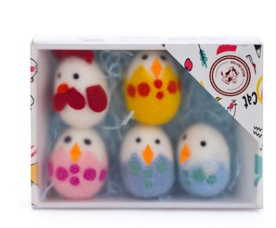 Pet balls, handmade wool balls, comfortable texture, individual packaging, cat play toys, pet interaction Specification image