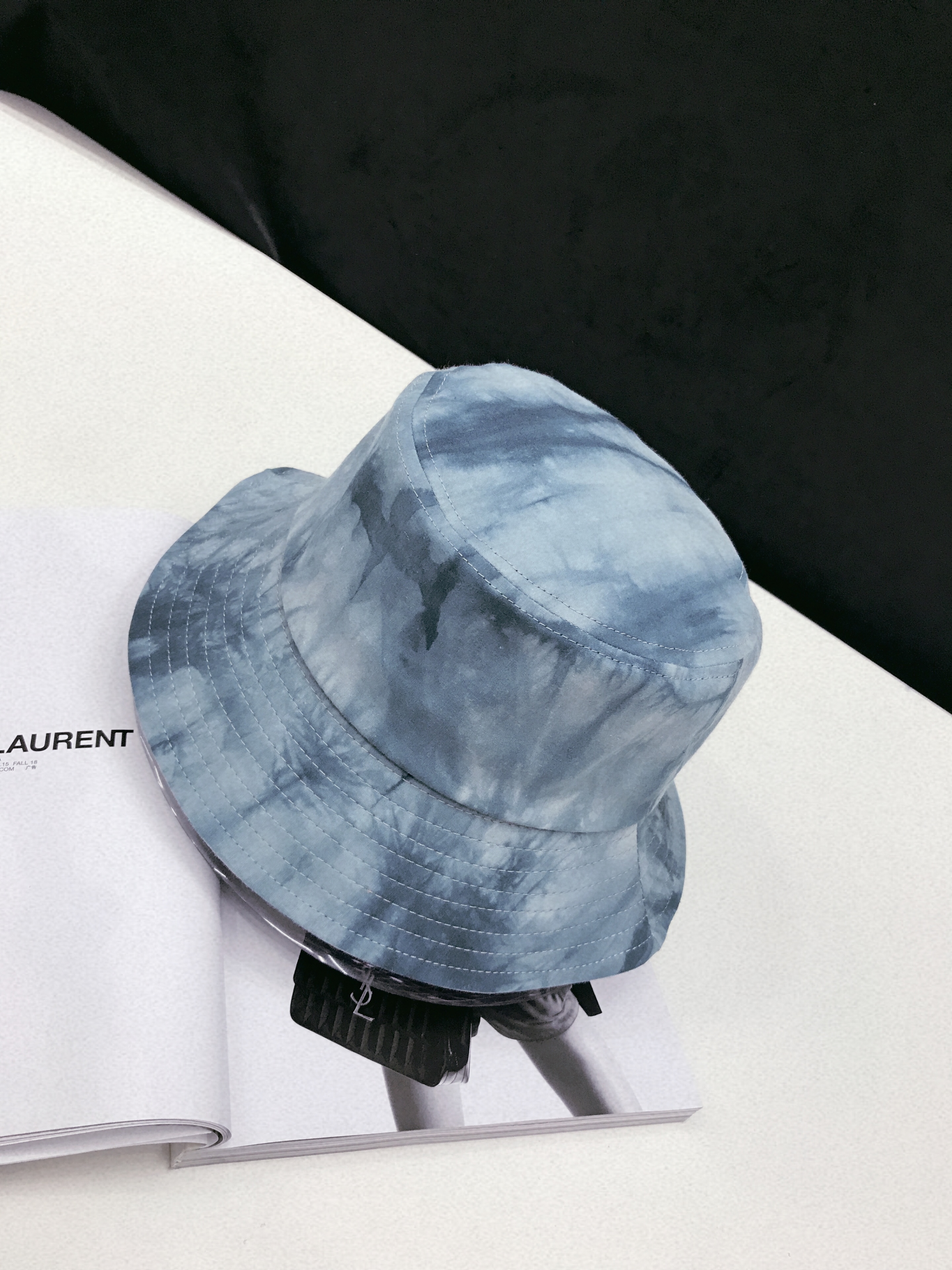 Tang Coffee Hat Industry Korean Version Of Ins Personality Street Tie-Dye Fabric Shade Fisherman Hat Tide Brand Text Everything Hipster Street Shot Hip Hop Tie-Dye Basin Hat Item Picture