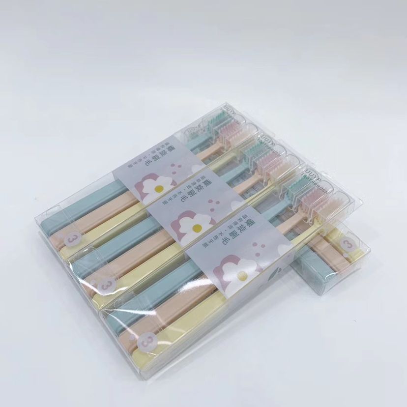 Toothbrush Soft bristles fine bristles lovers Crescent men and women special family pack package 26410 thumbnail