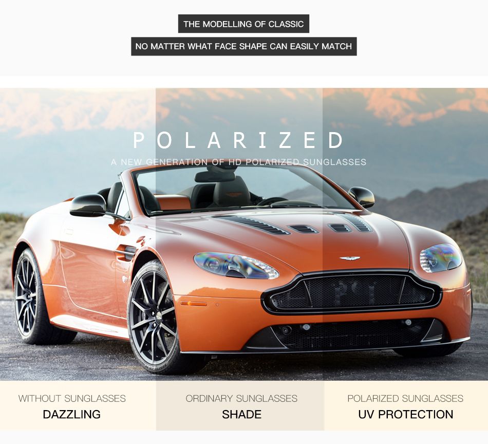 2020 New sunglasses for men for driving, fishing, polaroid glasses