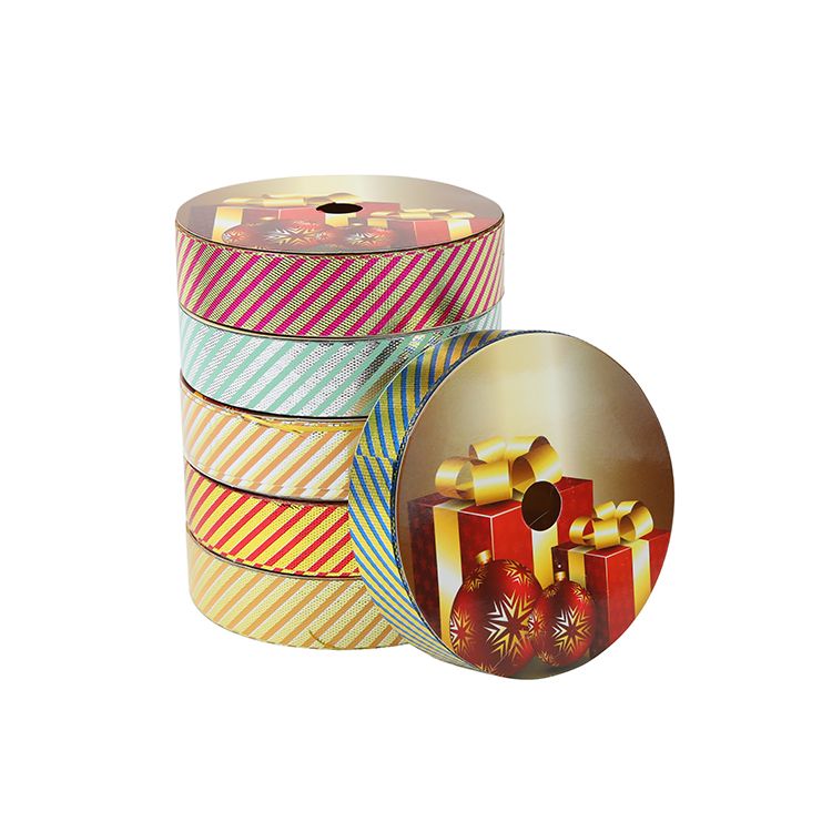 2.5CM*25M 6个/OPP 贴合印花斜纹塑料彩带详情图3