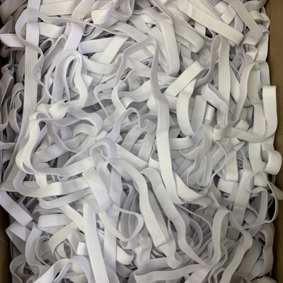 1 Cm White Elastic