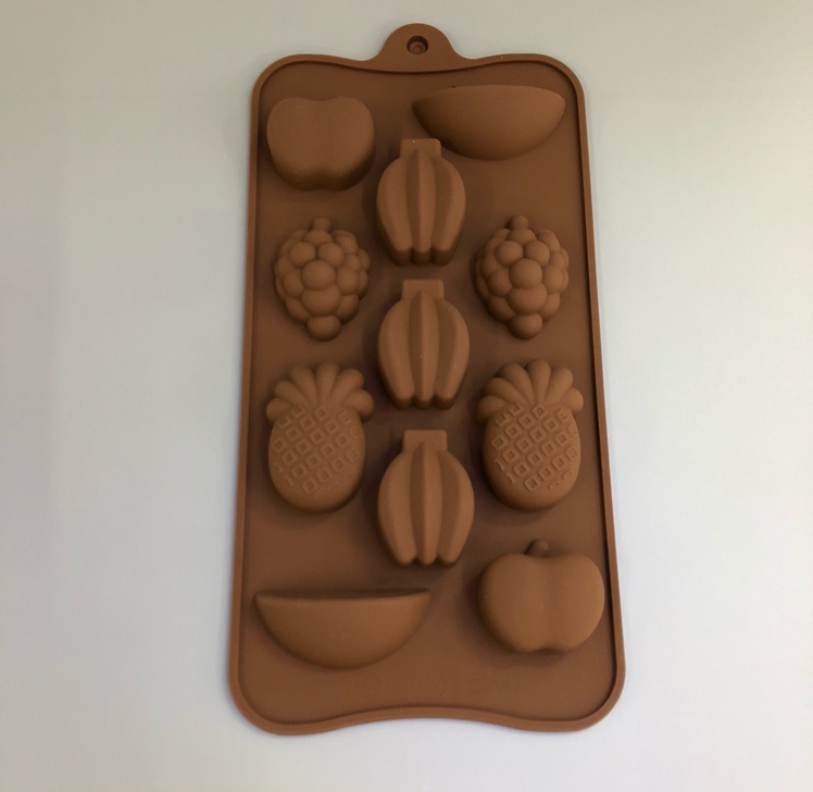 Silicone chocolate cake mold (fruit)