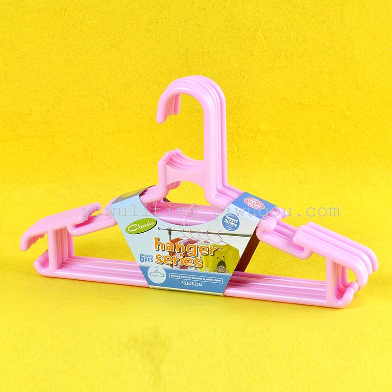 New non-slip clothes hangers - children's plastic clothes hangers - wet and dry