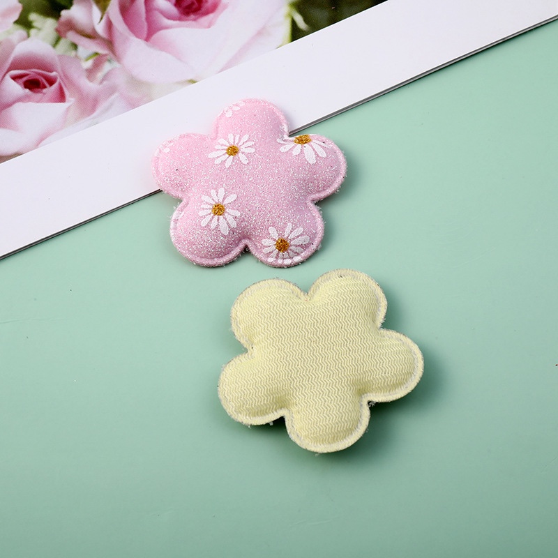 Small Daisy pattern frosted floret hair card stickers children hairpin accessories DIY shoes hat bag accessories wholesale thumbnail