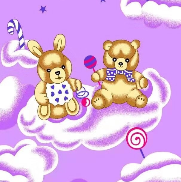 2022 Factory Direct Purple Bear Children's Blanket
