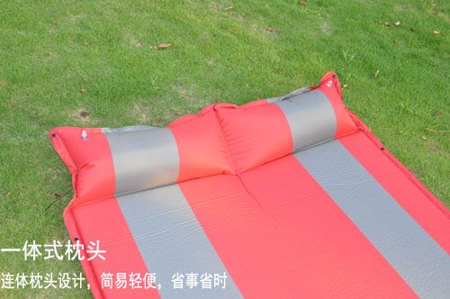 JUNGLE KING8653#带枕双人自动充气睡垫野营垫防潮垫海绵垫登山野餐垫详情6