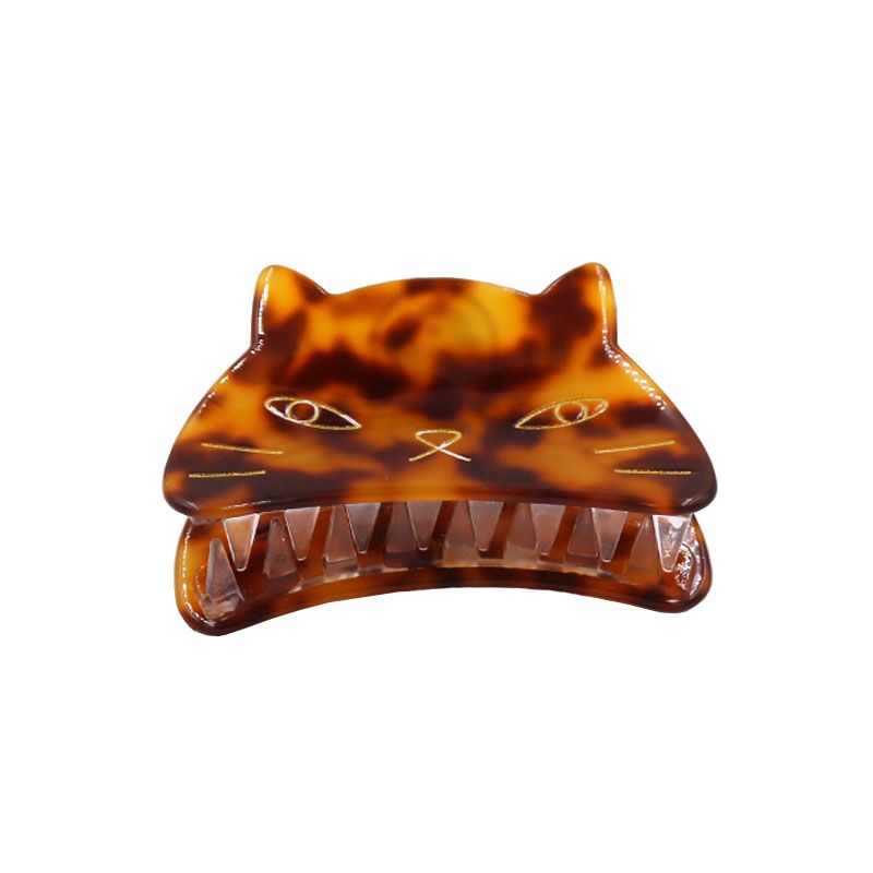 Japanese Cute Girl Ponytail Grab Oharajuku Acetic Acid Plate Soft Girl Hair Clip Japanese Super Cute Cat Hair Grab Item Picture