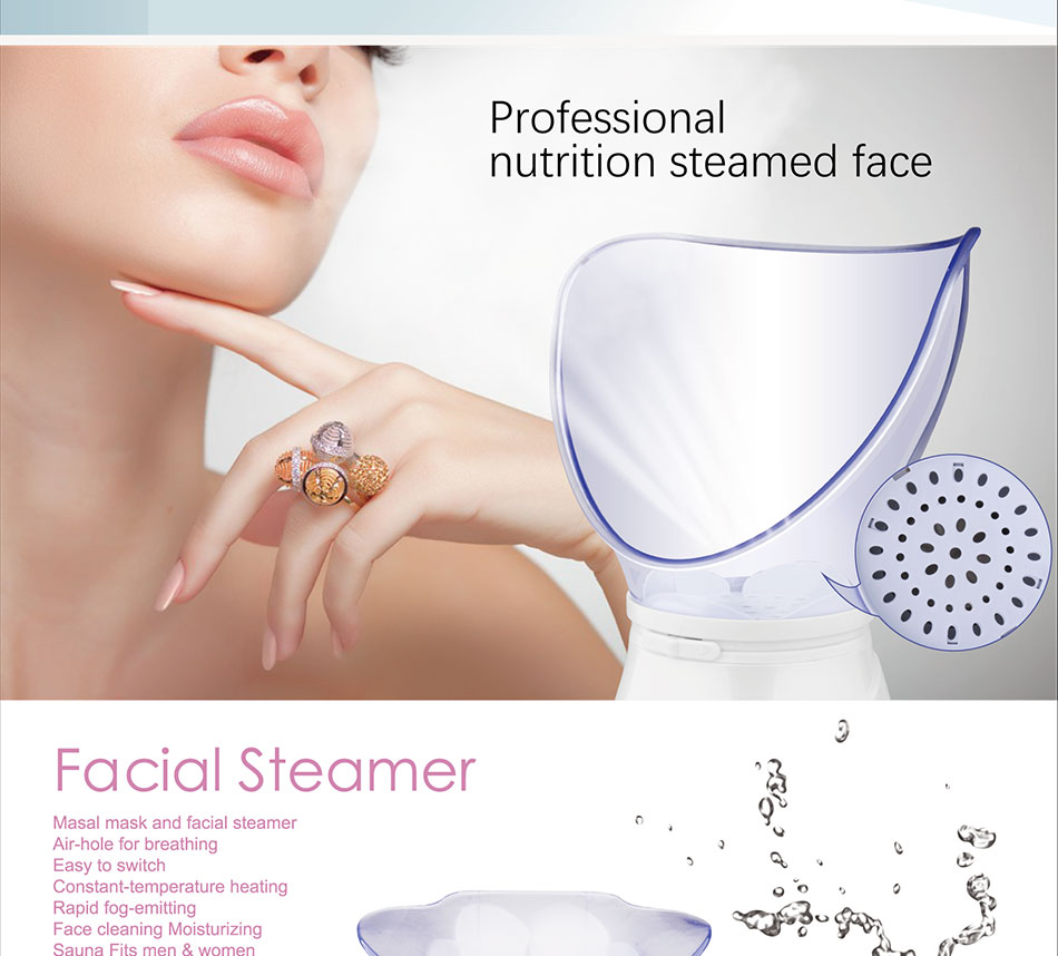 DSP丹松 新款蒸脸器香薰喷雾机蒸面器补水仪蒸脸器热喷蒸鼻器详情图3