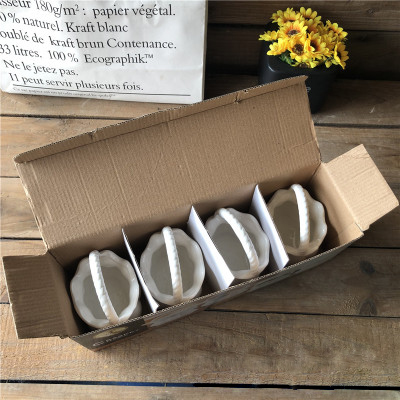 Wholesale creative flower baskets, ceramic ornaments, European-style white decorative items, home living room coffee tables, ceramic handicrafts Application Scenario