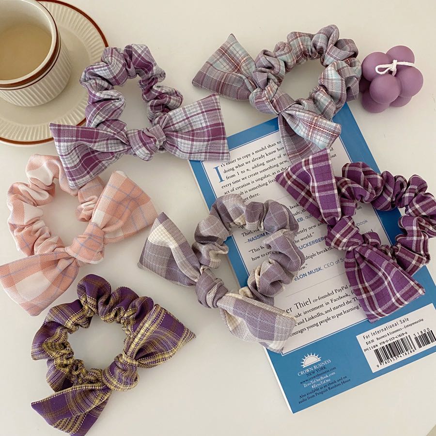 Grape soda series sweet bowknot headdress