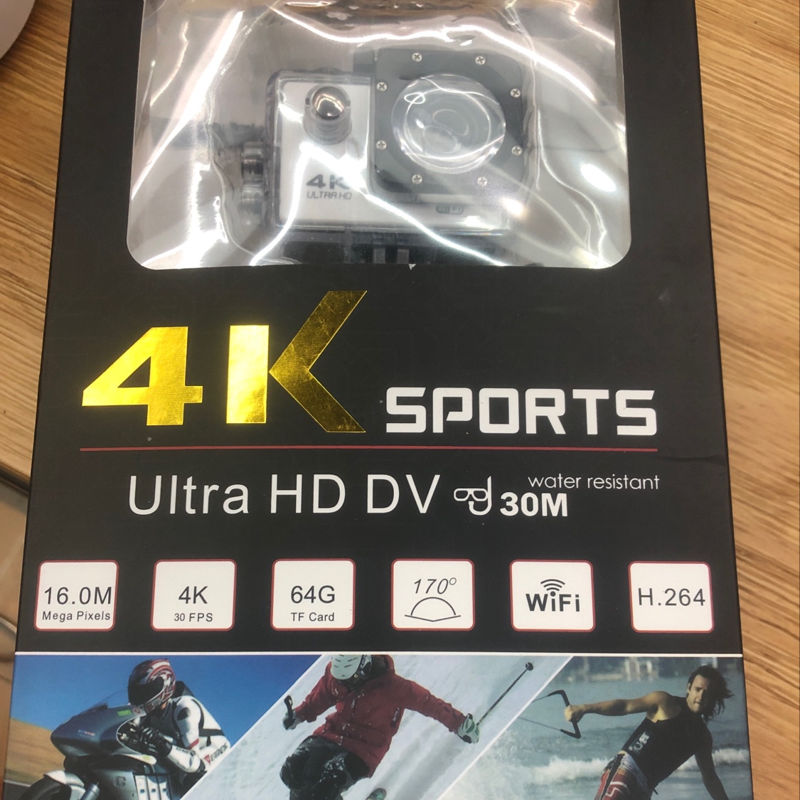 4k运动摄像头 不带遥控