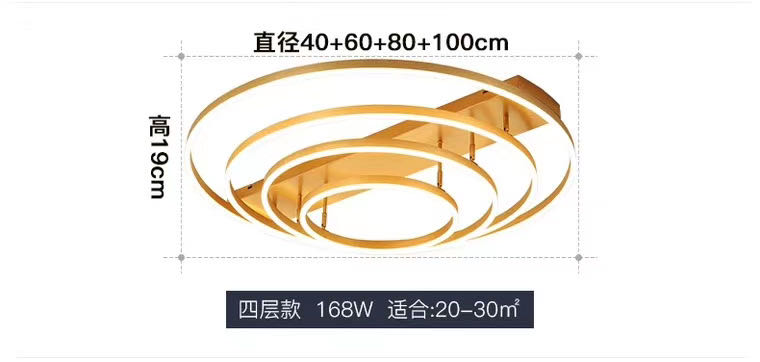 Nordic-style living room lights, art-shaped living room lights, bedroom lights, new simple, modern and elegant lighting combination, whole-house package, popular bedroom ceiling lights details Picture
