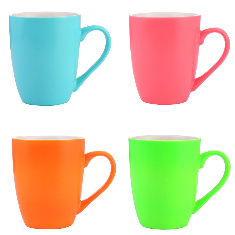 Solid color low-temperature glazed coffee cups for daily use Item Picture