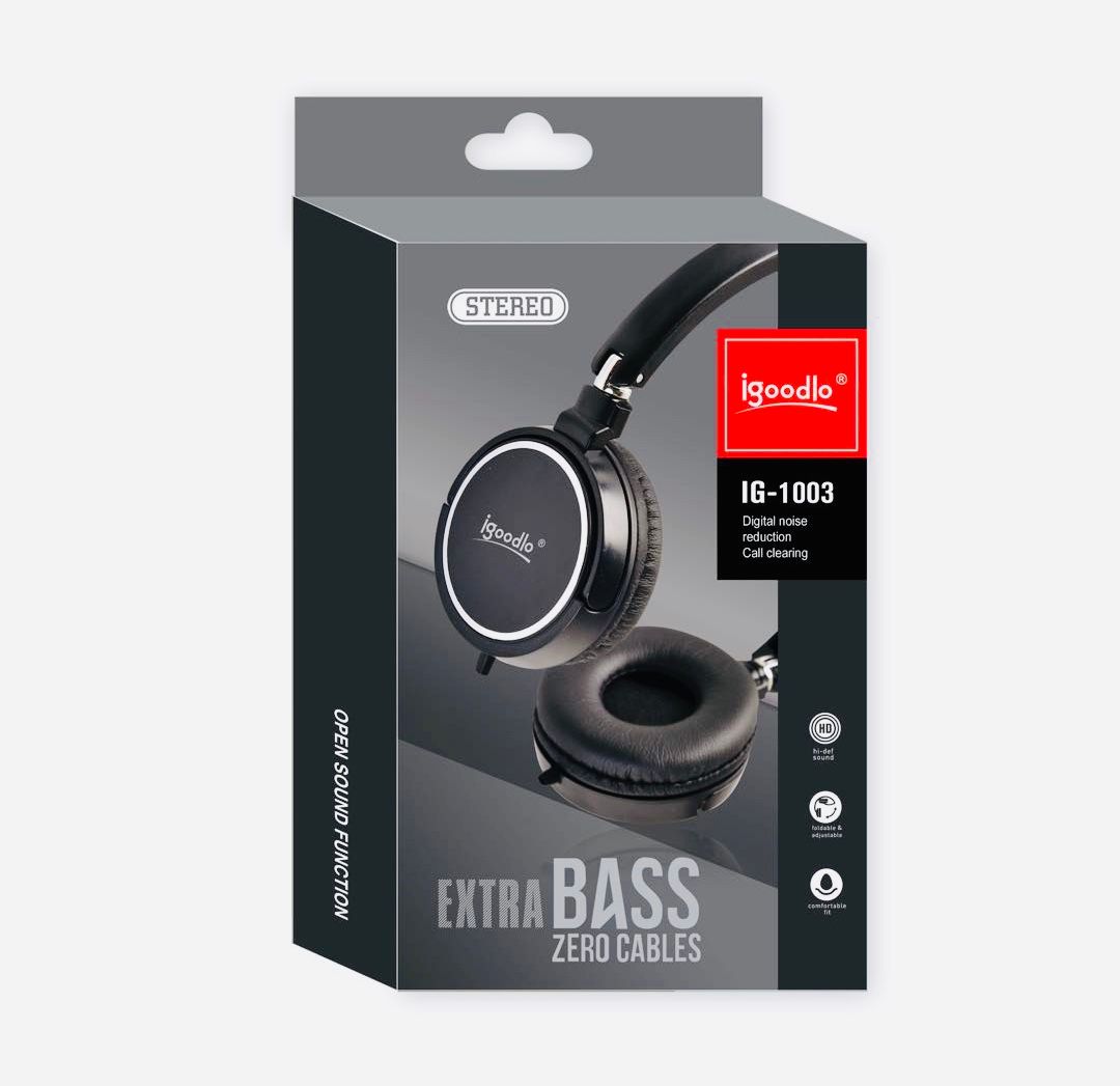 Headset computer headset with microphone Bluetooth Headset IgOODLO37874 thumbnail