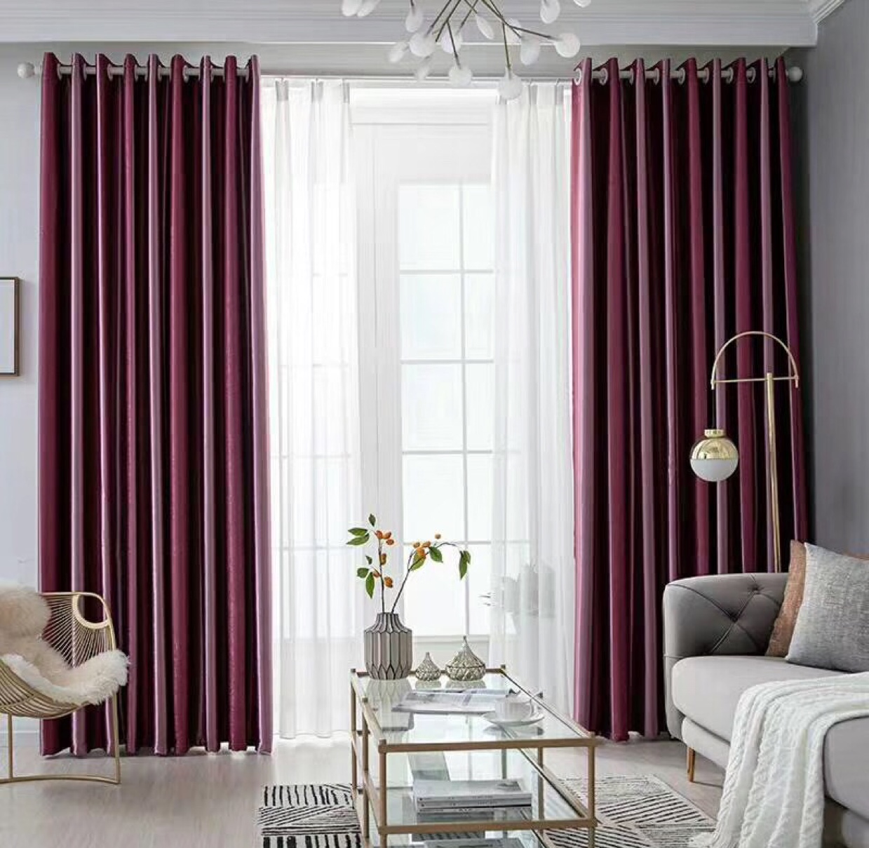 New 12-centimeter woolen strip blackout fabric