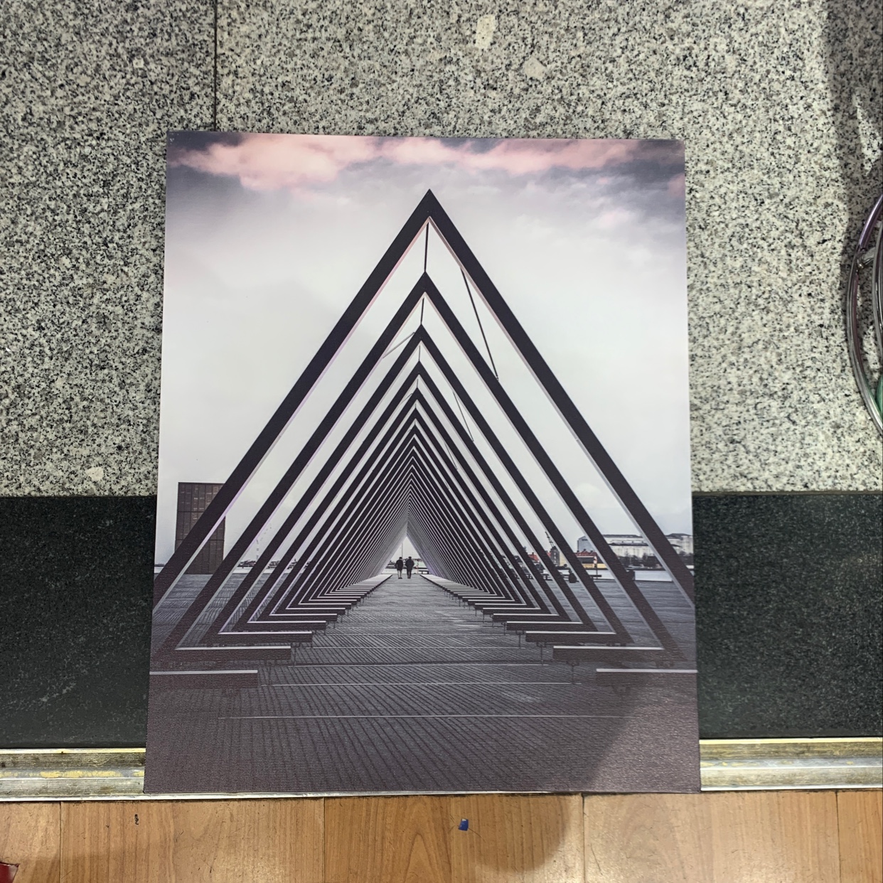 Frameless oilcloth painting -11