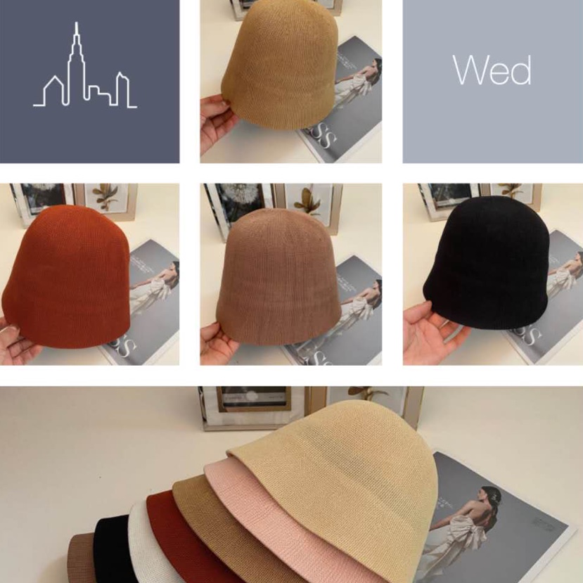 Ice silk cool bucket hat classic new explosive fashion trend sunshade hat multi-color option thumbnail
