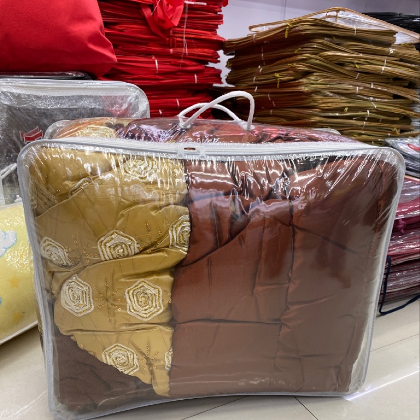 PVC透明被子毛毯四件套新款包装袋