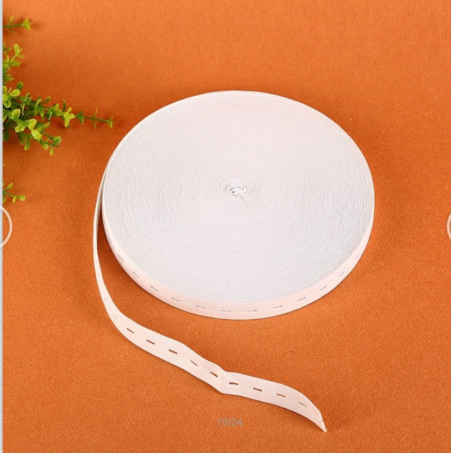 Maternity White Accessories Clothing Fine Elastic Elastic Horse Belt Black And White Shoes Cuff Waistband Knitted Elastic Elastic Wide Crochet Elastic Band details Picture