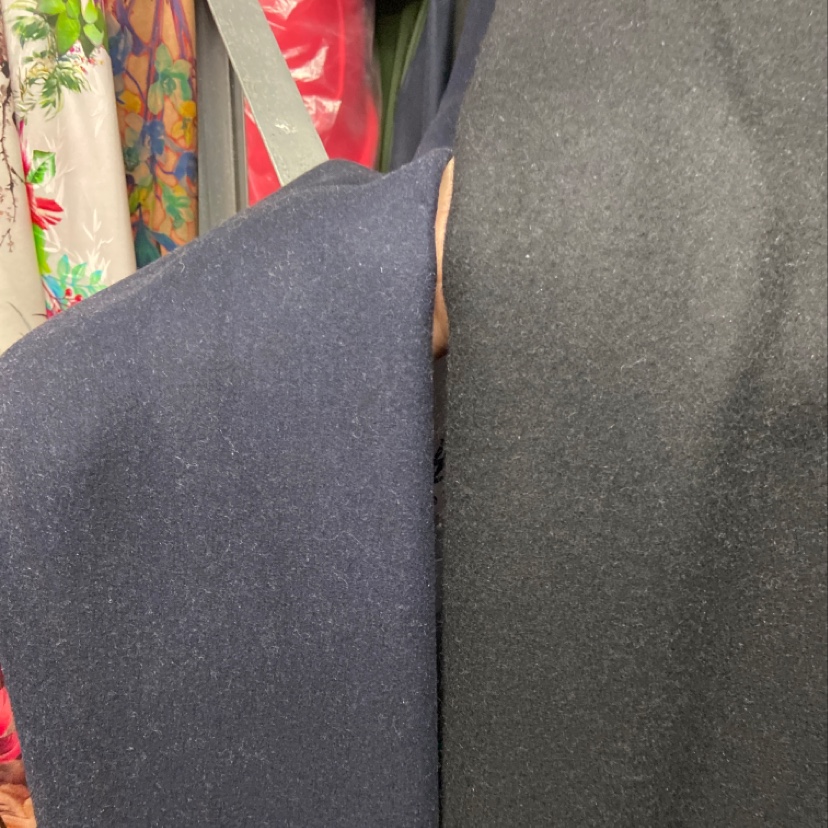 藏青色麦呢布料双色可选服装布料装饰品工艺品头饰布料