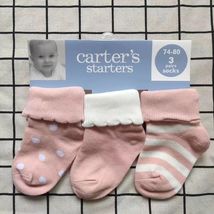 外贸原单卡特婴儿袜子 0-3岁儿童宝宝反口袜子