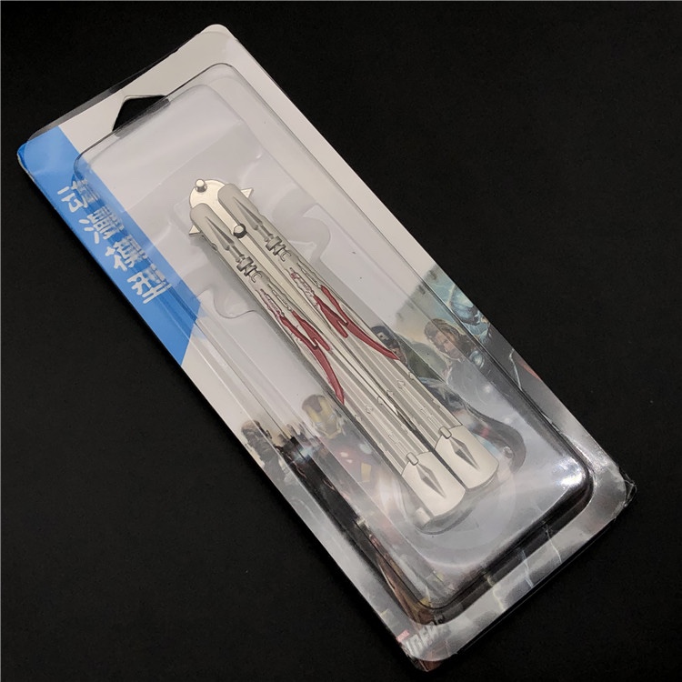 The alloy weapon model of the butterfly blade slicing training tool for the anime peripheral "Naruto One Piece: Demon Slayer" has not been sharpened undefined