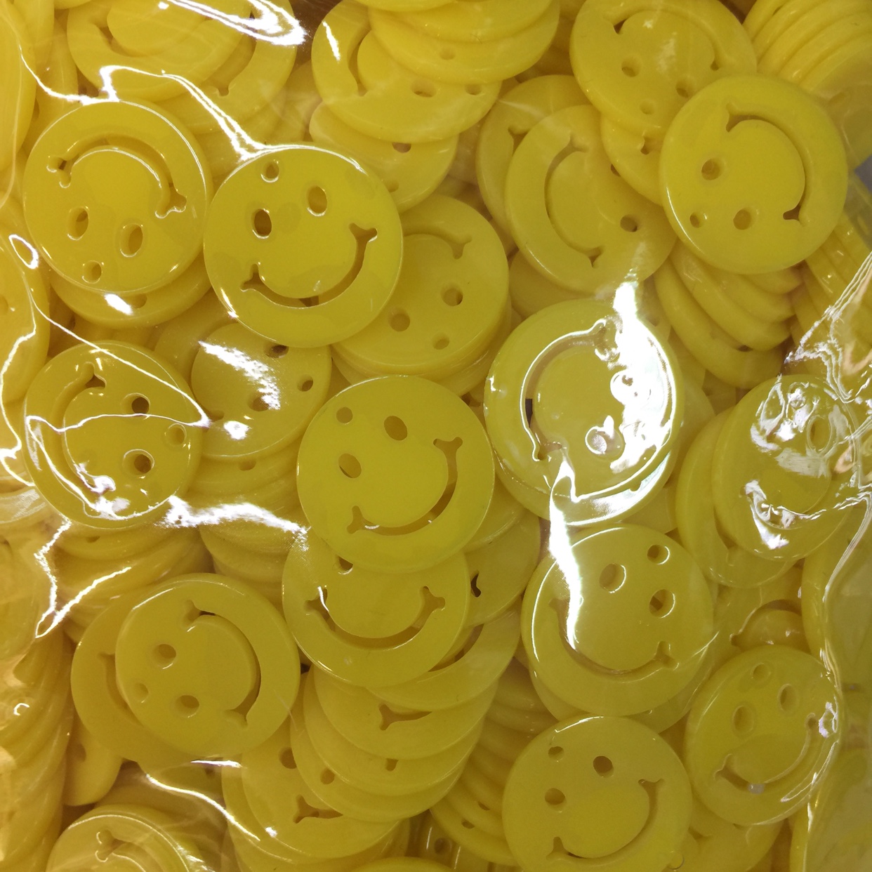 Yellow Smiley Face Acrylic Smiley