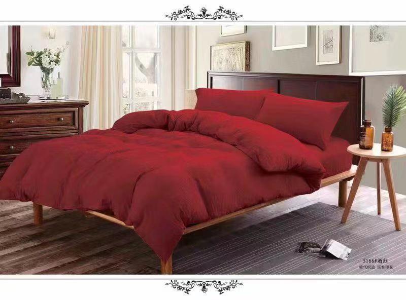 Pure Cotton Passion Red Four-Piece Set