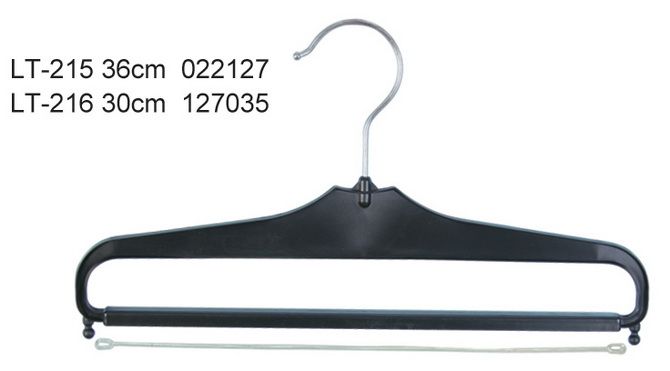 LT-215铁钩西装裤架塑料裤架服装辅料36厘米图