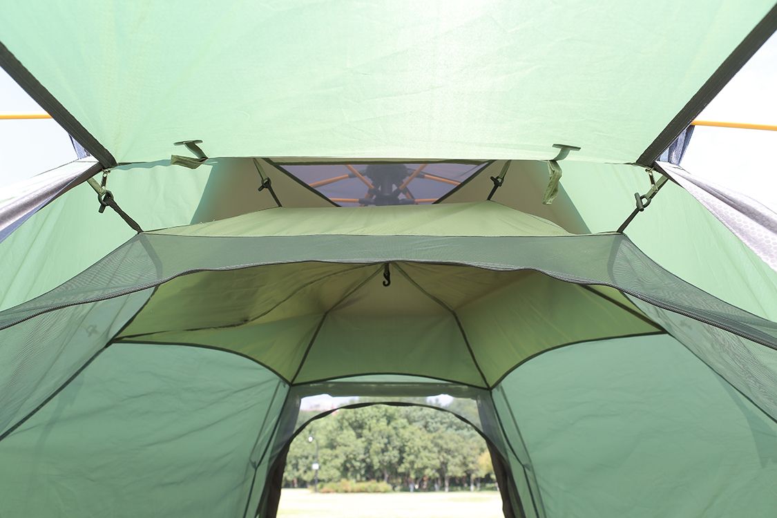 The manufacturer customizes 5-8 large-sized tents, military green picnic and camping tents, rainproof, insect-proof and breathable outdoor tents detail image 6