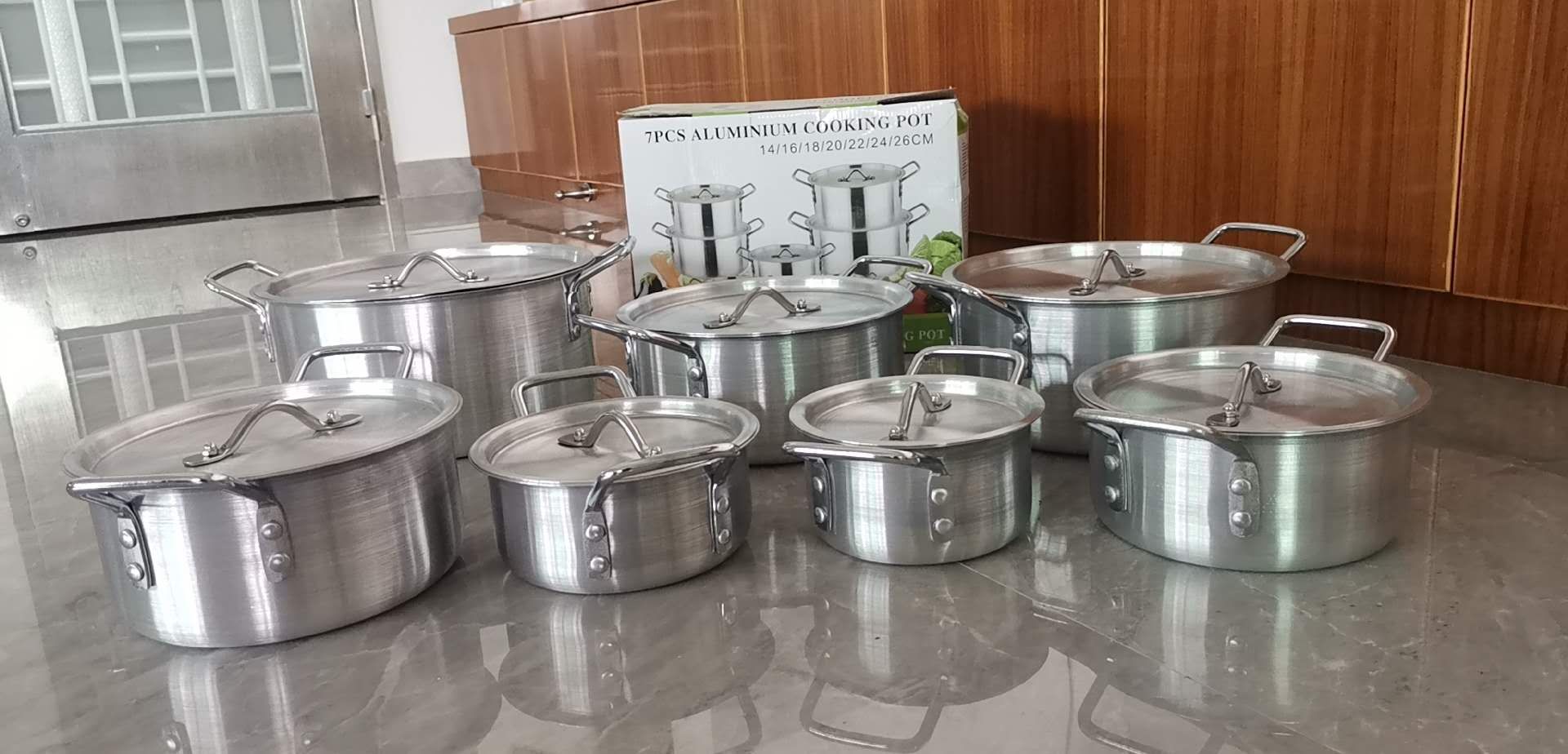 Seven-piece aluminum pot aluminum pot aluminum pot