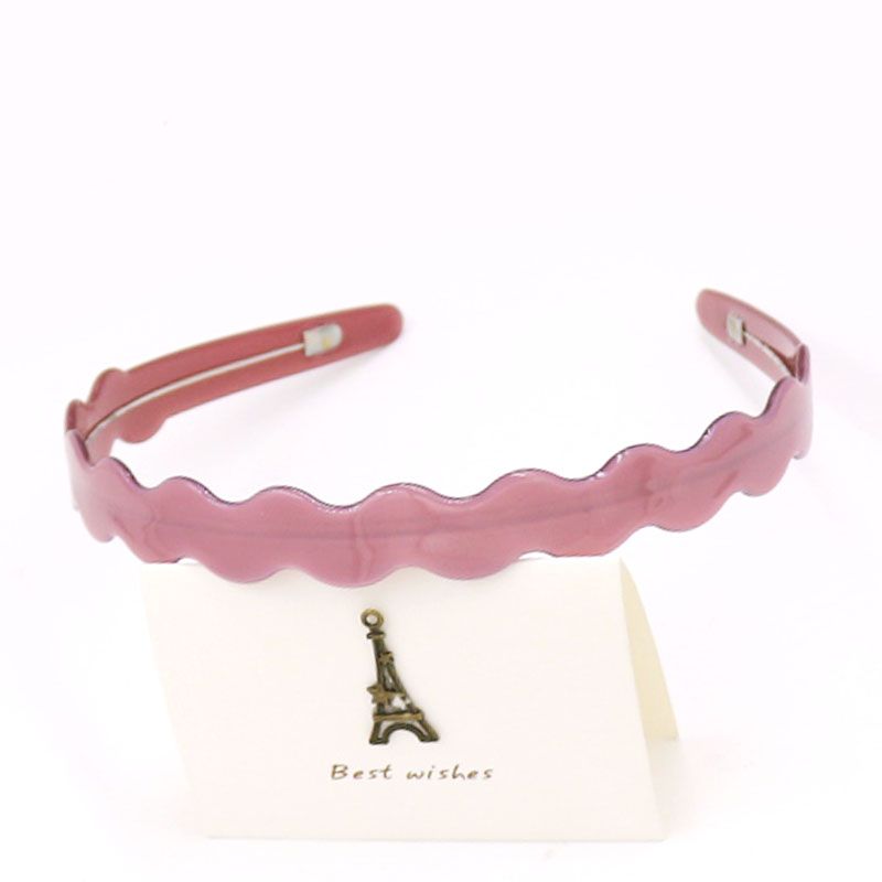 New Acetate Sheet Headband Alexander Hairband Steel Wire Headband Wave Headband Pure Color Band Tooth Headband undefined
