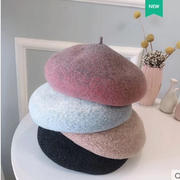 羊毛星空贝雷帽