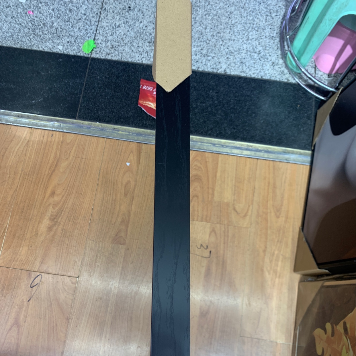 L-frame oilcloth painting -17 Specification image