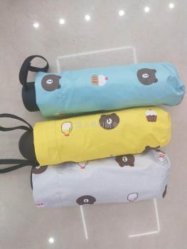 The new best-selling black rubber UV-resistant sunshade umbrella, the Love Bear all-weather umbrella, is sold directly and wholesally by the manufacturer details Picture
