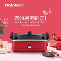 大宇（DAEWOO)多功能家用烧烤炉多用可分离式不粘烧烤盘DYSK-S302