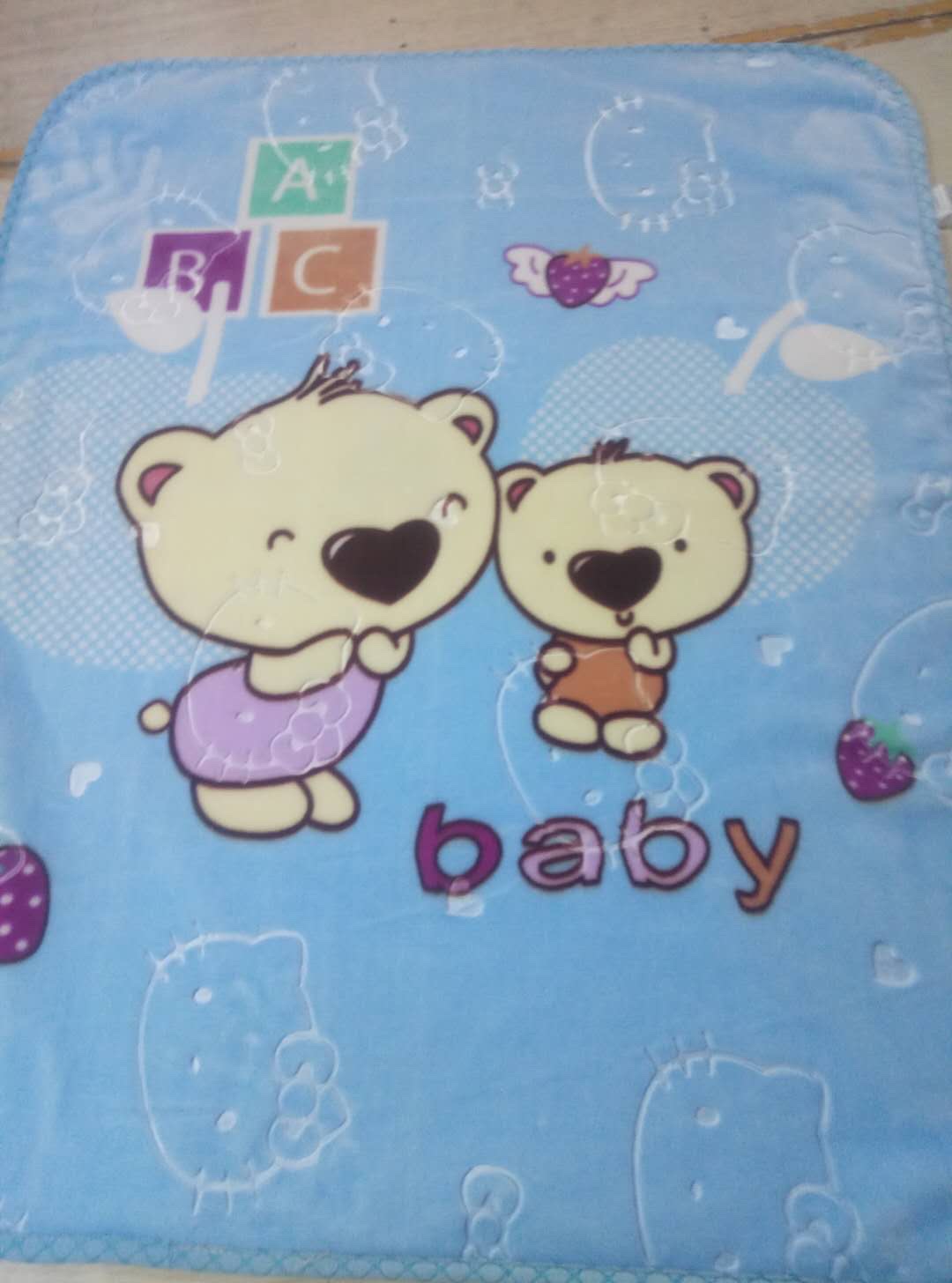 1．1x1.15CM多功能云毯，质量一等品白底实物图