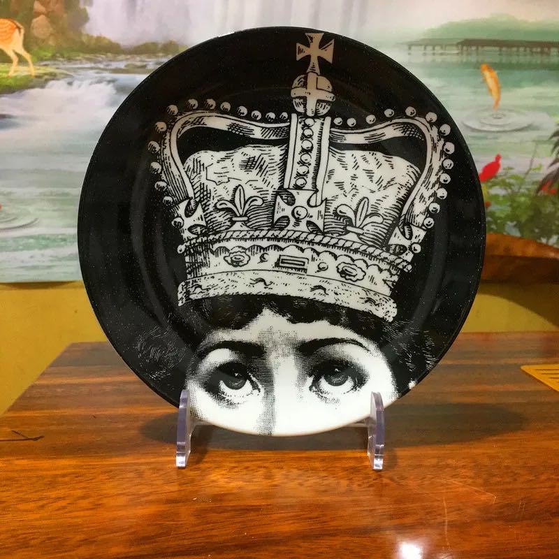 10-inch European-style decorative plate, American-style hanging plate, ceramic art plate, sitting plate, wall decoration plate, jewelry plate, face plate detail image 20