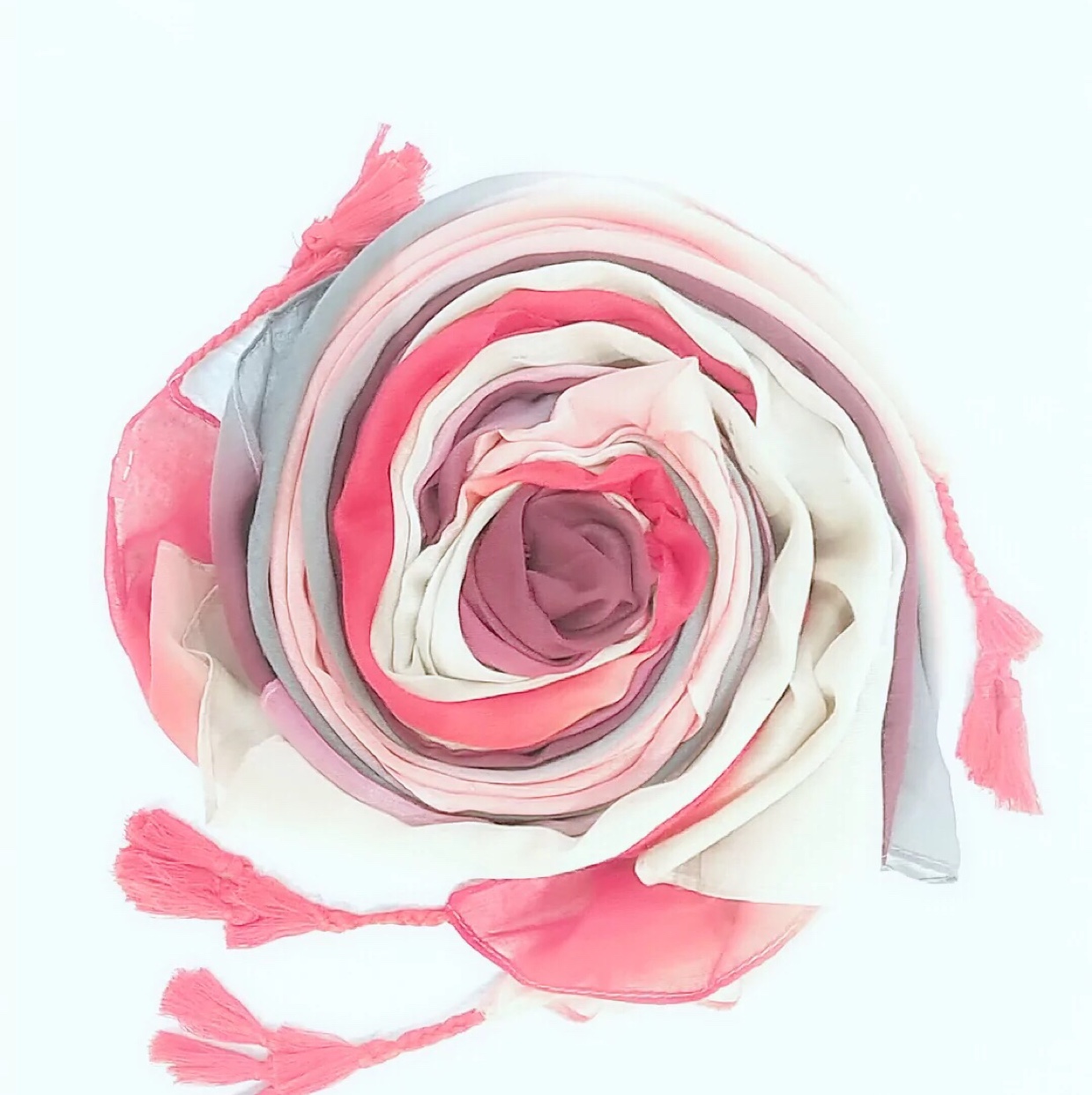 White red scarf scarf shawl